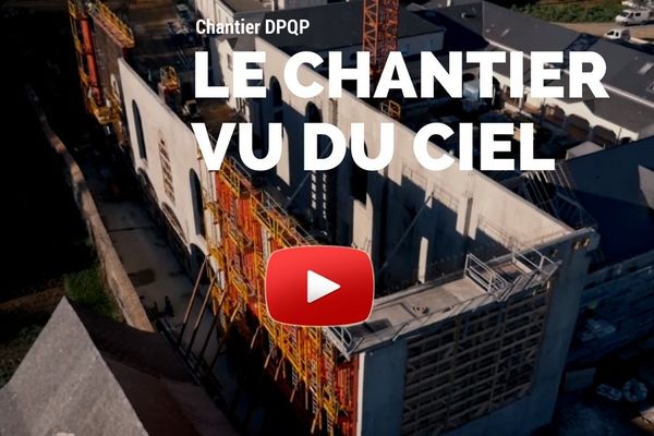 Le chantier vu du ciel